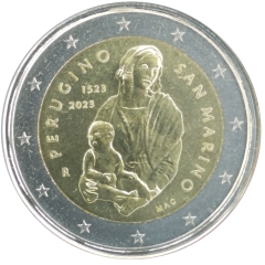 2 Euro San Marino 2023 - 500. Todestag von Pietro Perugino