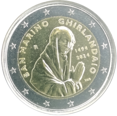 2 Euro San Marino 2024 - 530. Todestag von Ghirlandaio