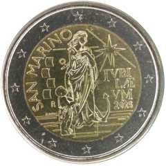 2 Euro San Marino 2025 - Heiliges Jahr 2025 - Pilger der Hoffnung