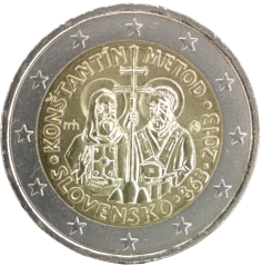 2 Euro Slowakei 2013 - 1150 Jahre Mission von Kyrill und Methodius