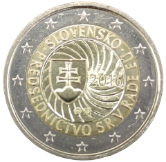 2 Euro Slowakei 2016 - Erste slowakische EU-Ratspräsidentschaft