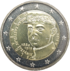 2 Euro Slowakei 2019 - 100. Todestag von Milan Rastislav Stefanik