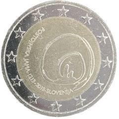 2 Euro Slowenien 2013 - 800 Jahre Entdeckung der Höhle von Postojna