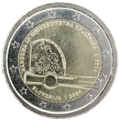 2 Euro Slowenien 2024 - 250 Jahre National- und Universitätsbibliothek