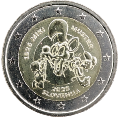 2 Euro Slowenien 2025 - 100. Geburtstag von Miki Muster