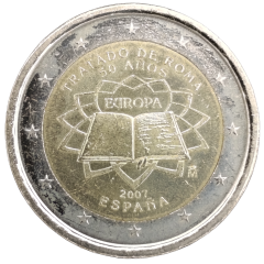 2 Euro Spanien 2007 - 50. Jahrestag der Römischen Verträge
