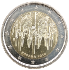2 Euro Spanien 2010 - Historisches Zentrum von Cordoba - UNESCO-Welterbe