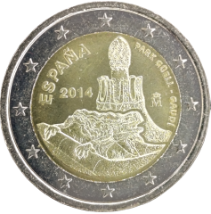 2 Euro Spanien 2014 - Park Güell