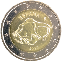 2 Euro Spanien 2015 - Höhle von Altamira