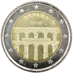 2 Euro Spanien 2016 - Segovia