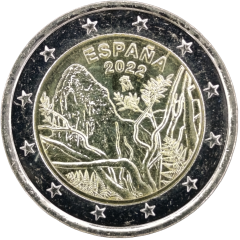 2 Euro Spanien 2022 - Garajonay National Park
