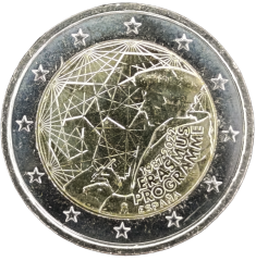 2 Euro Spanien 2022 - 35. Jahrestag des Erasmus-Programms