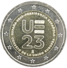 2 Euro Spanien 2023 - Spanische Präsidentschaft des Rates der Europäischen Union