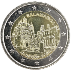 2 Euro Spanien 2025 - Altstadt von Salamanca - UNESCO-Welterbestätten