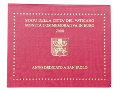 2 Euro Vatikan 2008 - Jahr des Apostels Paulus, 2000. Jahrestag seiner Geburt