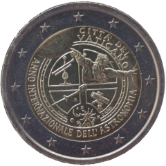 2 Euro Vatikan 2009 - Internationales Jahr der Astronomie