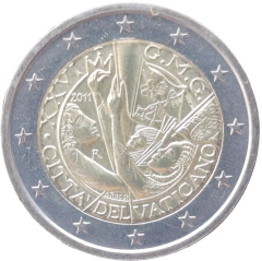 2 Euro Vatikan 2011 - 26. Weltjugendtag - Madrid