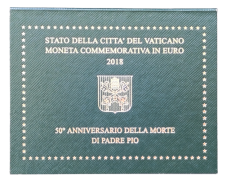 2 Euro Vatikan 2018 - 50. Todestag von Padre Pio