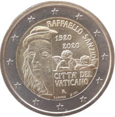 2 Euro Vatikan 2020 - 500. Todestag von Raphael Sanzio