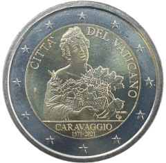 2 Euro Vatikan 2021 - 450. Geburtstag von Caravaggio