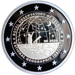 2 Euro Belgien 2026 - 200 Jahre Königliche Belgische Sternwarte und 50 Jahre Nationales Geographisches Institut