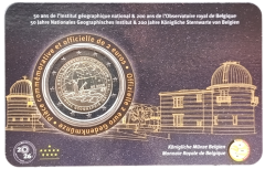 2 Euro Belgien 2026 - 200 Jahre Königliche Belgische Sternwarte und 50 Jahre Nationales Geographisches Institut