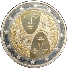 2 Euro Finnland 2006 Sondermünze  Frauenwahlrecht prägefrisch aus Rolle