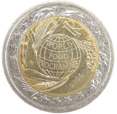 2 Euro Italien 2004 - 50. Jahrestag des Welternährungsprogramms