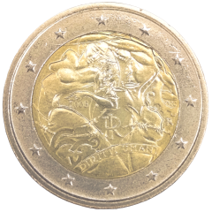 2 Euro Italien 2008 - 60. Jahrestag der Allgemeinen Erklärung der Menschenrechte