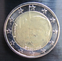 2 Euro Luxemburg 2007 Sondermünze  Herzog und Palais prägefrisch aus Rolle