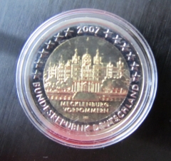 2 Euro  BRD 2007 Sondermünze Schweriner Schloss Prägebuchstabe A Berlin