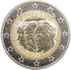 2 Euro Luxemburg 2011 - 50. Jahrestag der Ernennung Jeans zum Statthalter