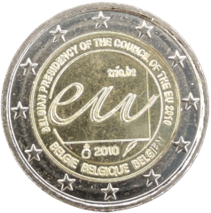 2 Euro Belgien 2010 - Belgische EU-Ratspräsidentschaft