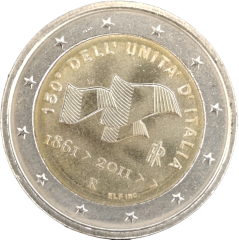 2 Euro Italien 2011 - 150. Jahrestag der italienischen Einigung