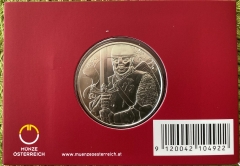 1,5€ Österreich 2019 825 Jahre Münze Wien 1 OZ Feinsilber  Leopold V in Folder