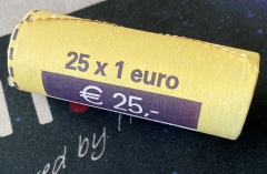 1 € Luxemburg 2009 Kursmünze in originaler kompletter Rolle bankfrisch