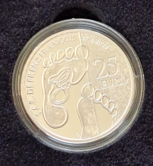 25 Euro Silber Luxemburg 2023 - Geburt von Prinz François