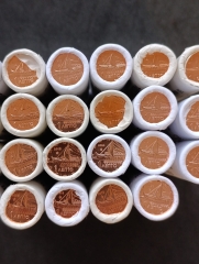 23 x 1 Cent Rollen Griechenland 2002-2024